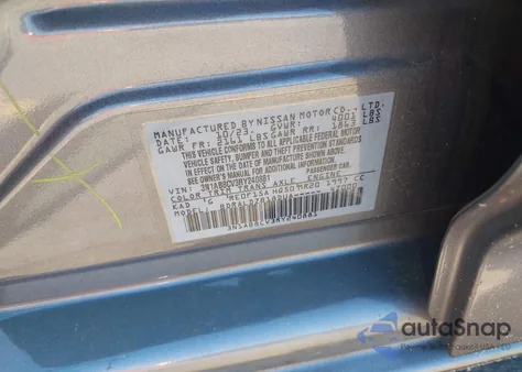 2024 Nissan Sentra Sv z USA, uszkodzony, nr VIN 3N1AB8CV3RY240881